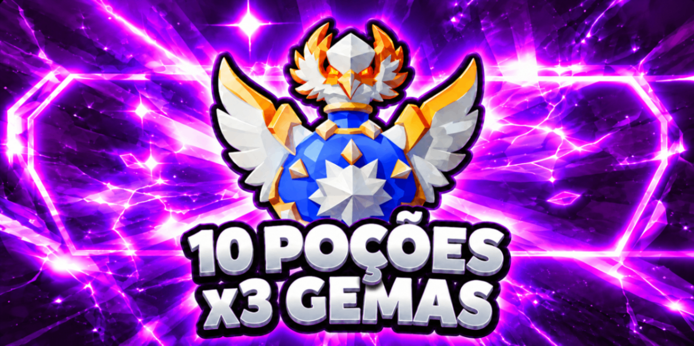 PORÇOES 3X GEMAS