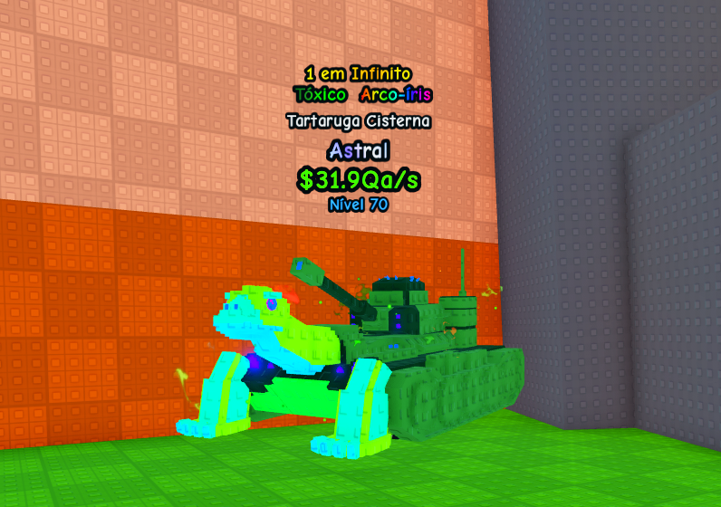 1 ASTRAL TARTARUGA CISTERNA  NIVEL 70max LAVA + ARCO IRIS